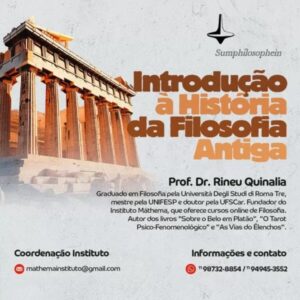 Introdução à História da Filosofia Antiga